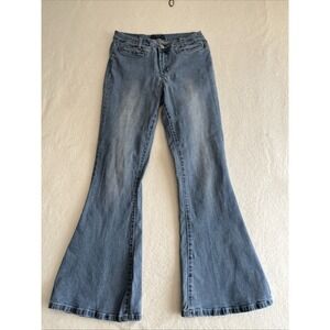 Royal Blue Jeans Women's 11/32 Blue Flare Premium Denim Hailey
